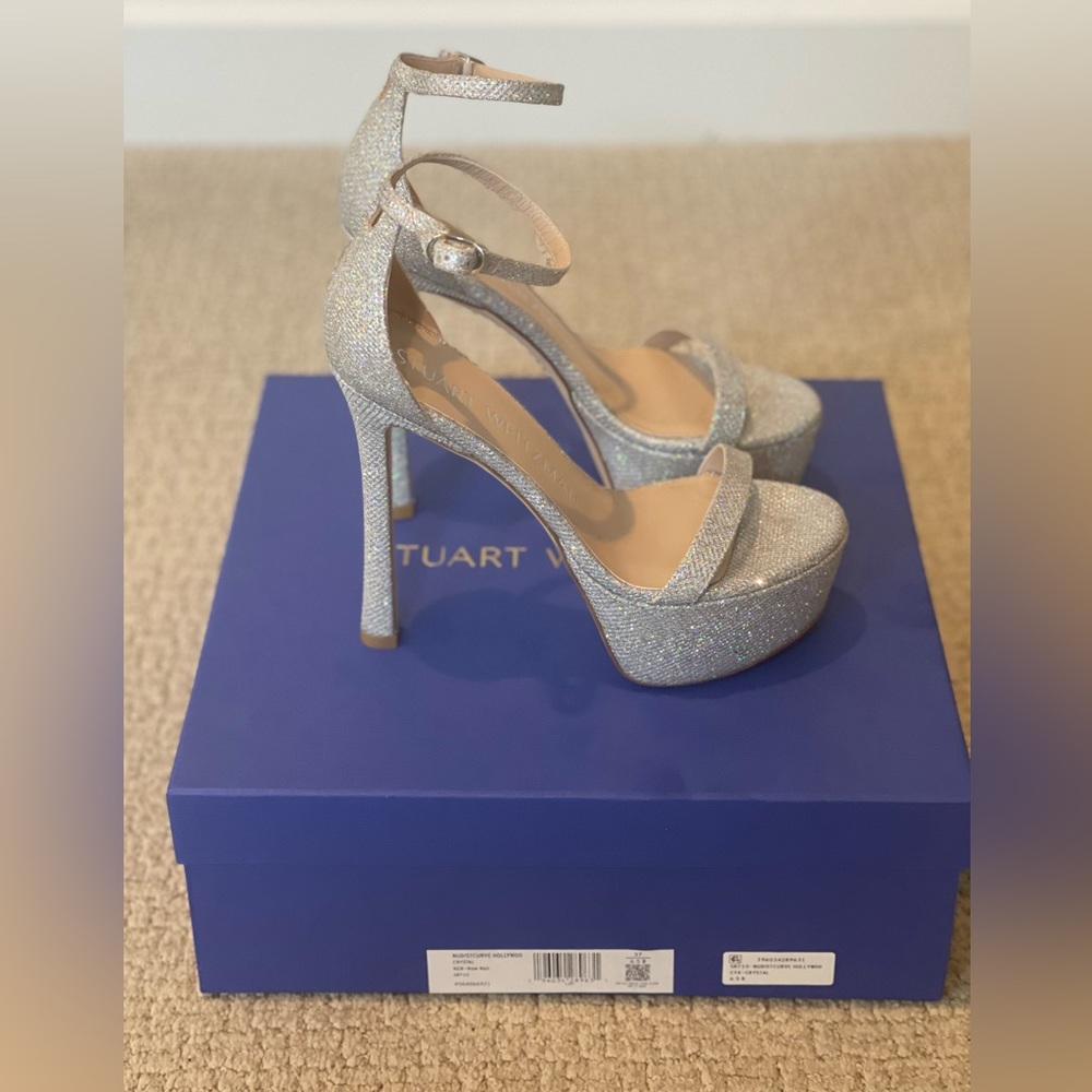 Stuart Weitzman Nudistcurve Platforms - Size 36.5 - image 4